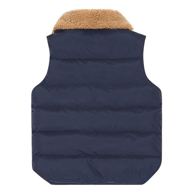 Doudoune Sans Manches Col Façon Fourrure-product