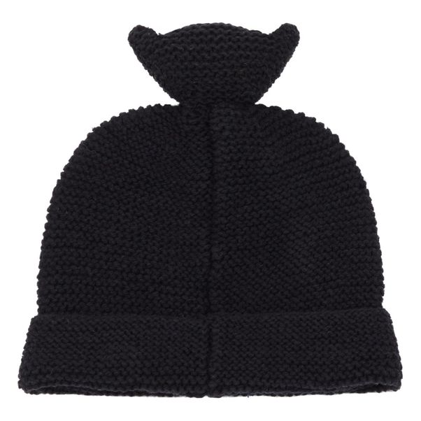 Hand Knitted Merino Wool and Cotton Beanie-product