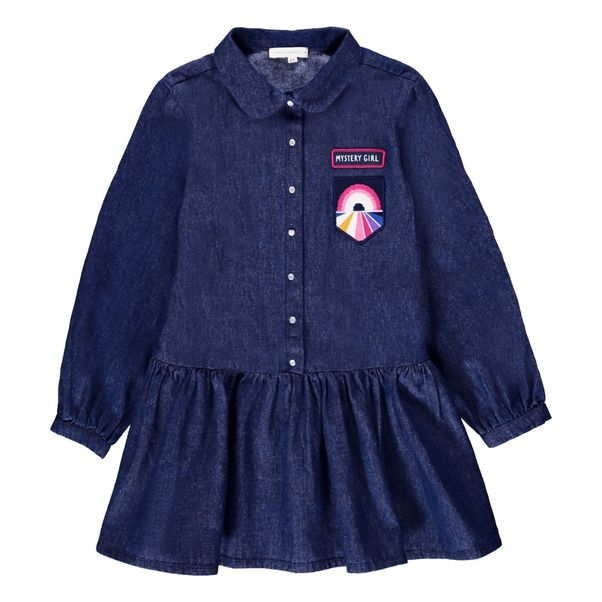 Mystery Chambray Shirt Dress-product