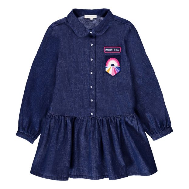Mystery Chambray Shirt Dress-product