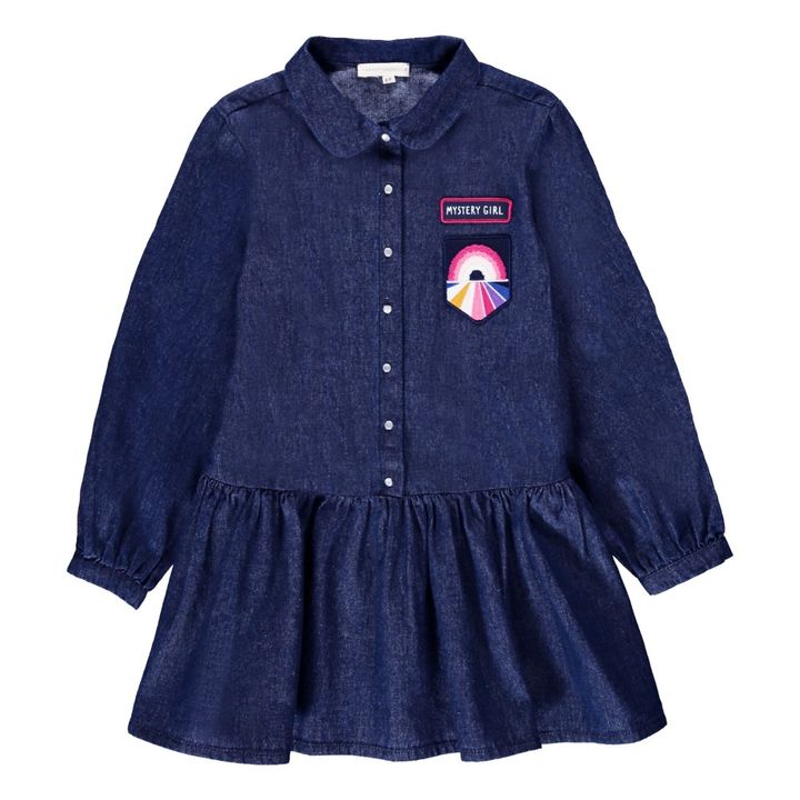 Robe Chemise Chambray Mystery | Bleu jean- Image produit n°0