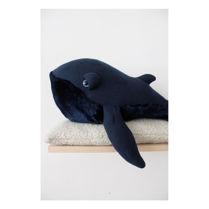 Plüsch-Wal 60 cm BigStuffed X Smallable | Navy- Produktbild Nr. 3