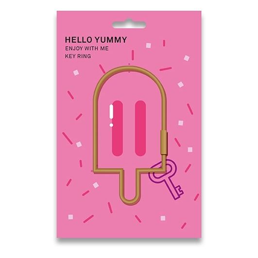 Porte-clés métal glace-product