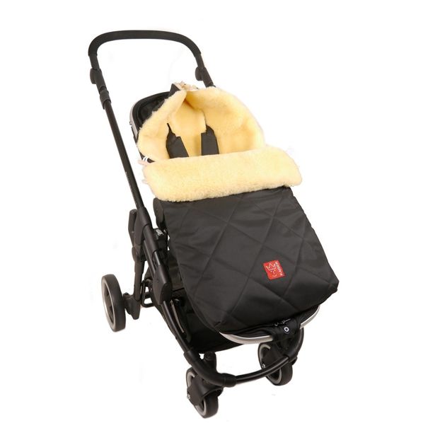 Kinderwagenfußsack aus echtes Lammfell Naturell-product