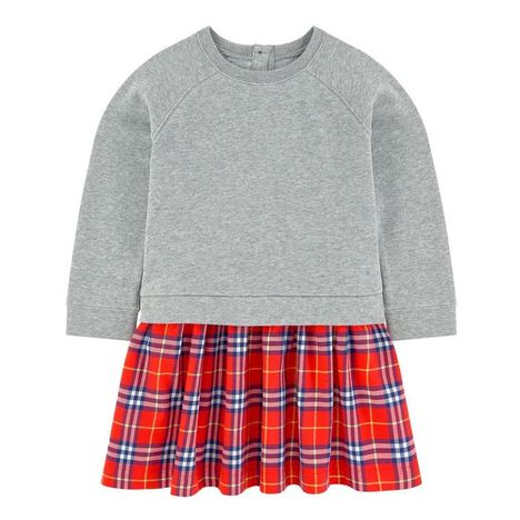 Robe Bi-Matières Tartan Francine-product