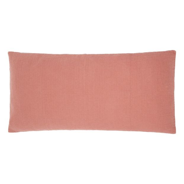 Coussin en coton Jacquard effet froissé-product