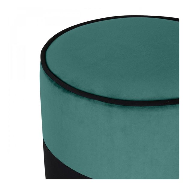 Pouf en velours noir-product