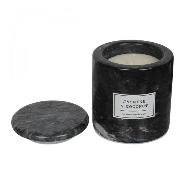 Candela in marmo Gelsomino e Cocco-product