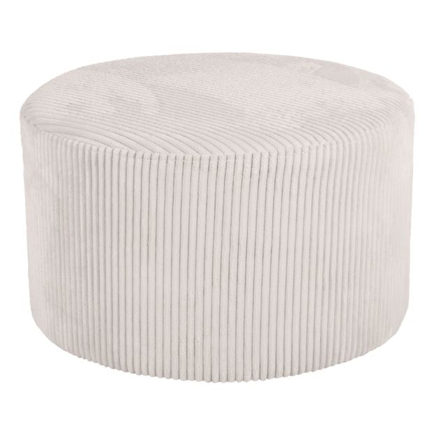 Pouf en velours côtelé-product