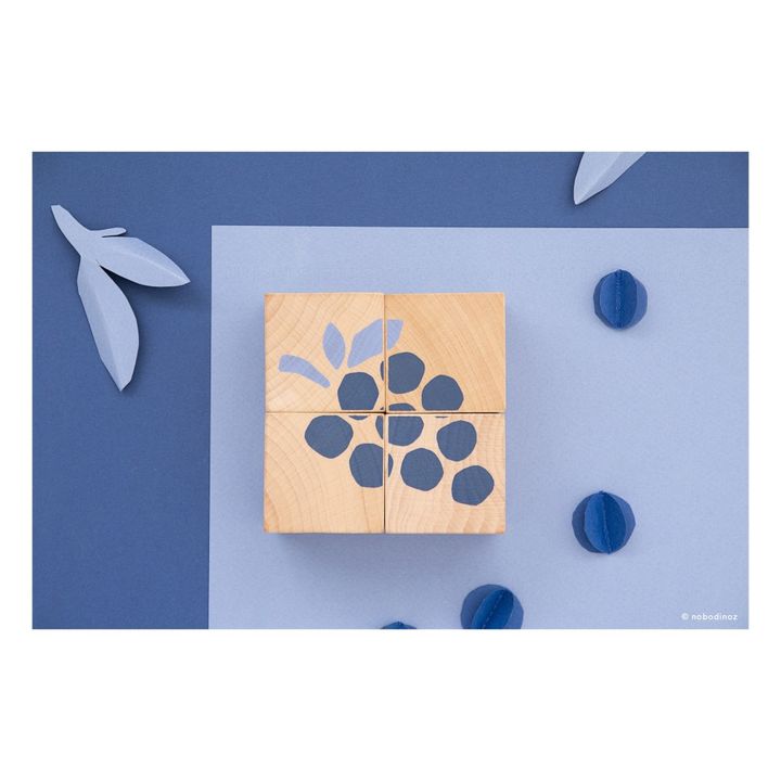 Cubes en bois fruits- Image produit n°4