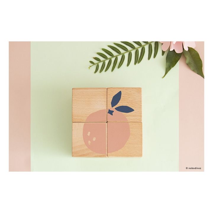 Cubes en bois fruits- Image produit n°2