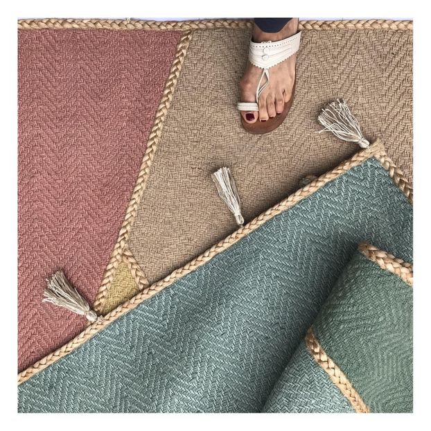 Tapis tissé en jute Y-product