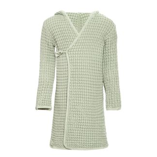 Moumout Peignoir enfant en gros nid d'abeille avec capuche-listing