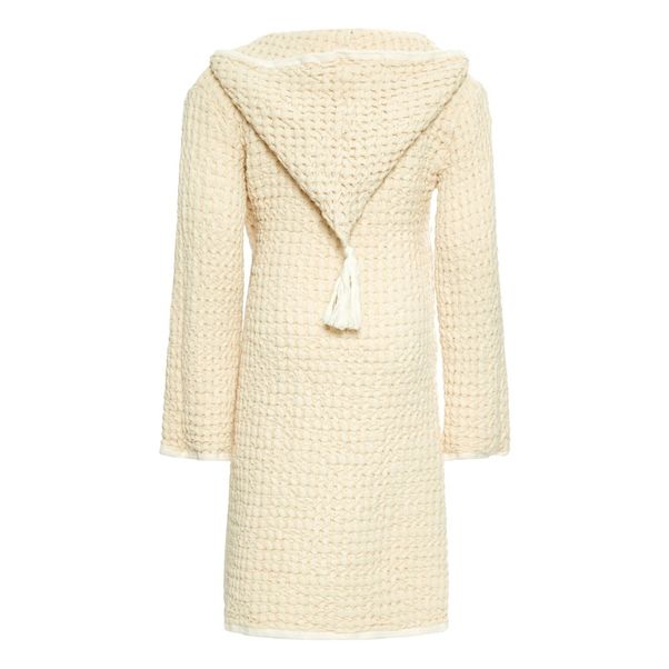 Peignoir enfant en gros nid d'abeille avec capuche-product