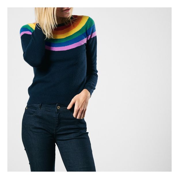 Yoke Crew Rainbow Cashmere Jumper-product