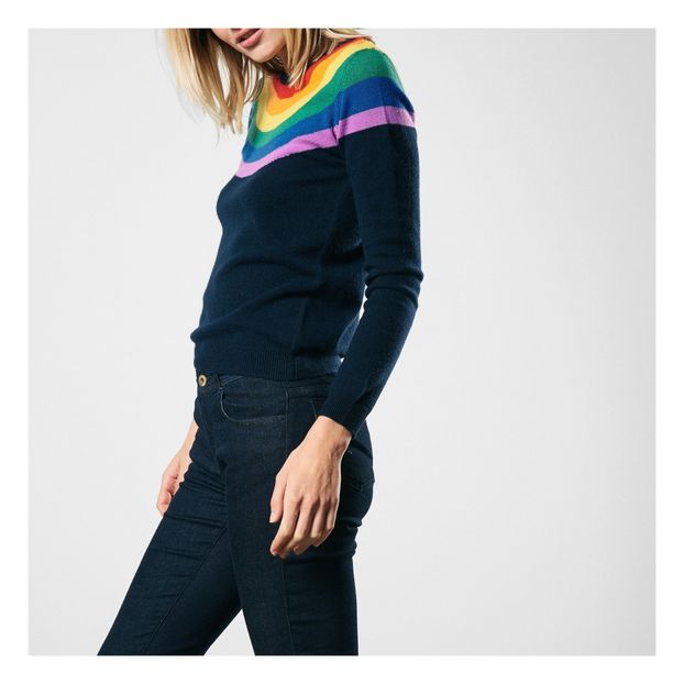 Yoke Crew Rainbow Cashmere Jumper-product