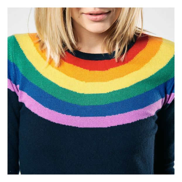 Yoke Crew Rainbow Cashmere Jumper-product