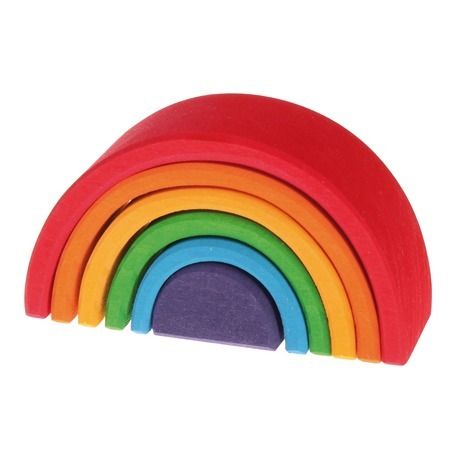 Arc-en-ciel en bois - 6 pièces- Image produit n°0