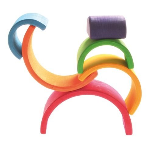Arco iris de madera - 6 piezas- Imagen del producto n°3