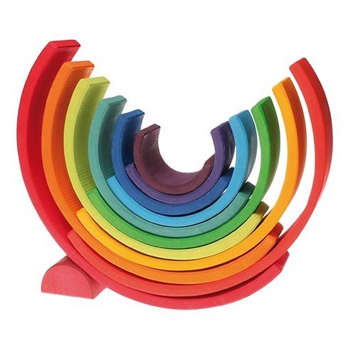 Arc-en-ciel en bois - 12 pièces- Image produit n°4
