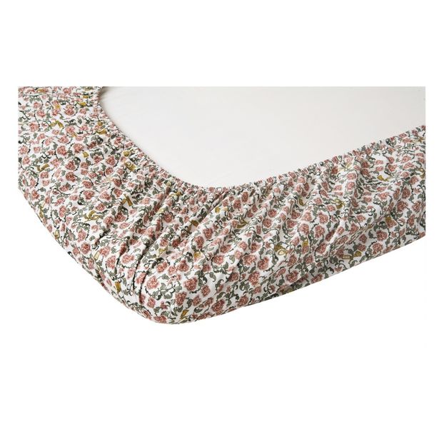 Drap-housse en percale de coton Floral Vine-product