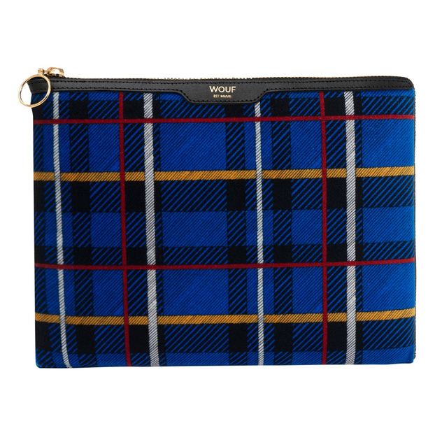 Tartan Ipad Velvet Case -product