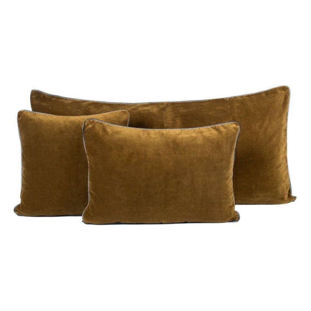 Kissen aus Velours Delhi Bronze- Produktbild Nr. 0