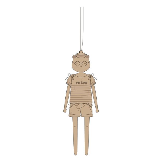 Pantin ours en bois Marius-product