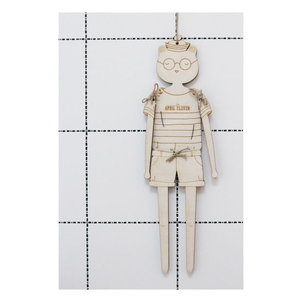 Pantin ours en bois Marius-product