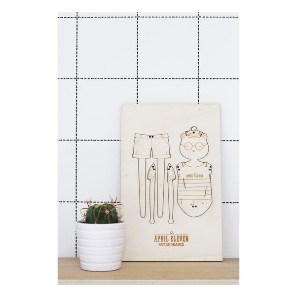 Pantin ours en bois Marius-product