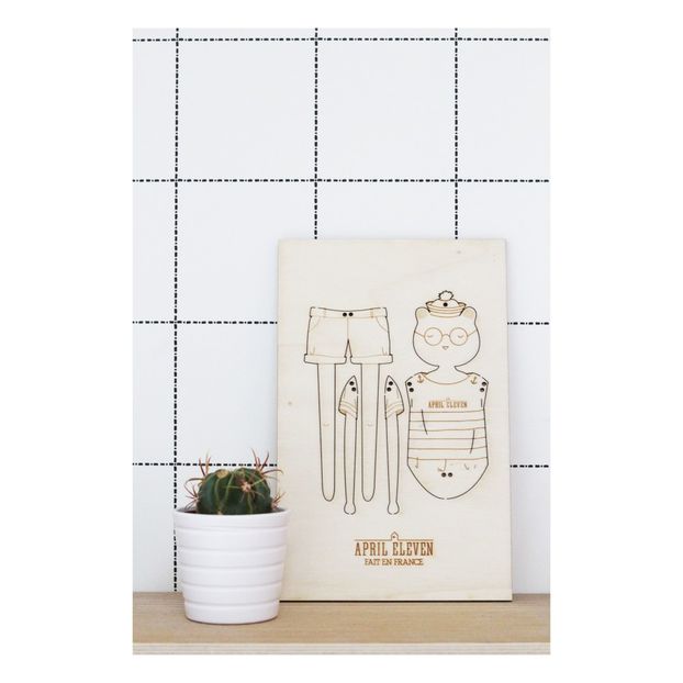 Pantin ours en bois Marius-product