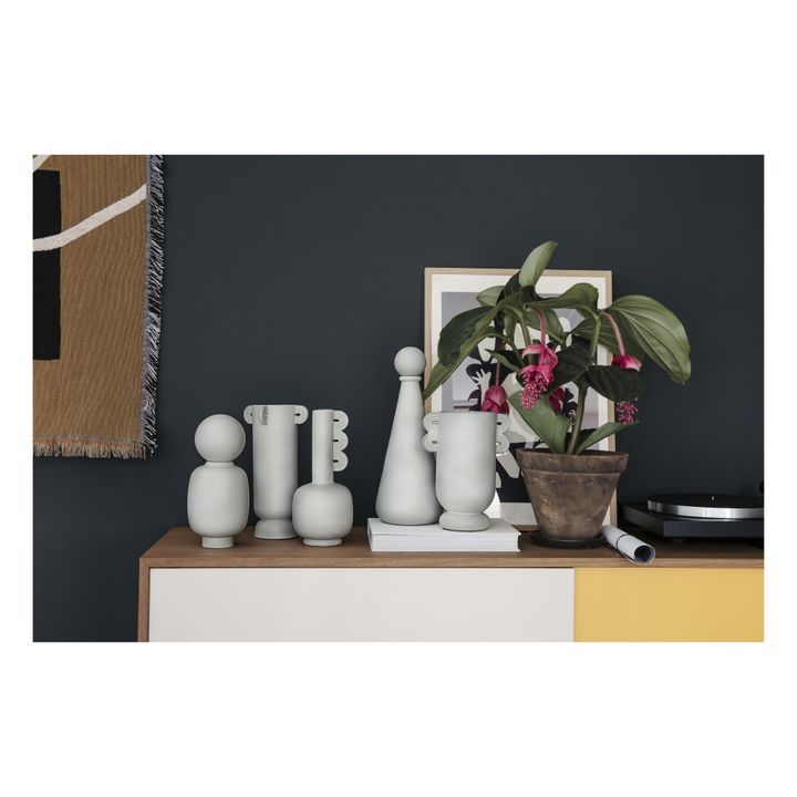 Jarrón de cerámica Muse Clio | Blanco- Imagen del producto n°1