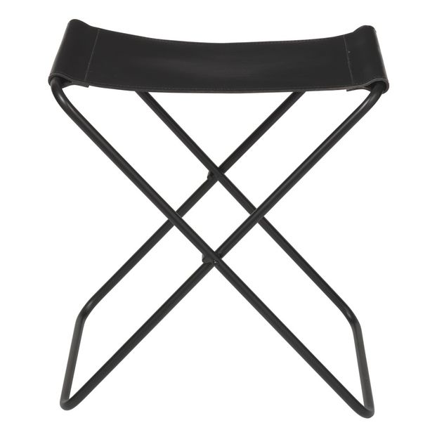 Taburete plegable de cuero Nola-product