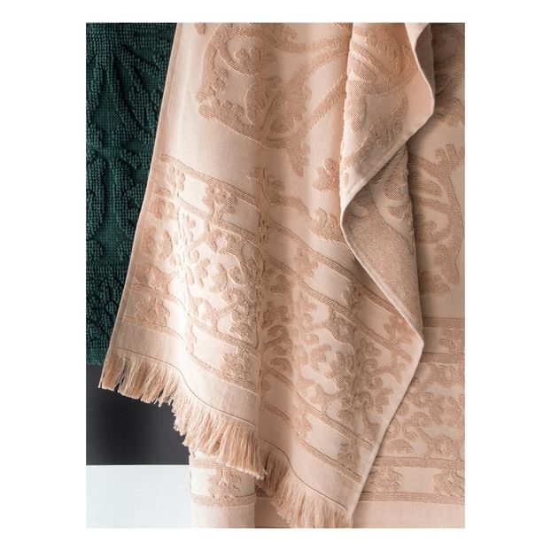 Drap de bain frangé en coton Hammam-product