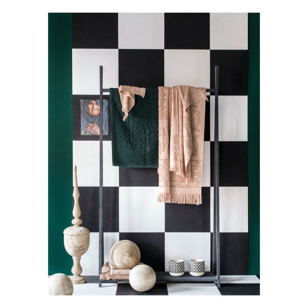 Drap de bain frangé en coton Hammam-product