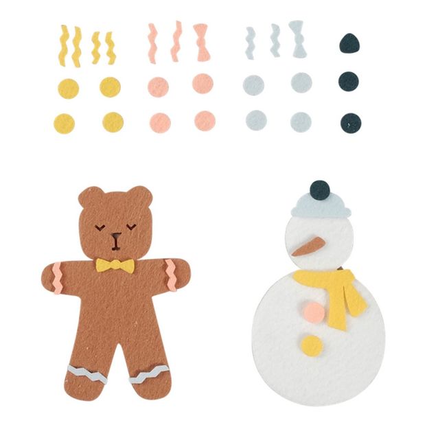 DIY - Biscuits en coton à décorer - Set de 2-product