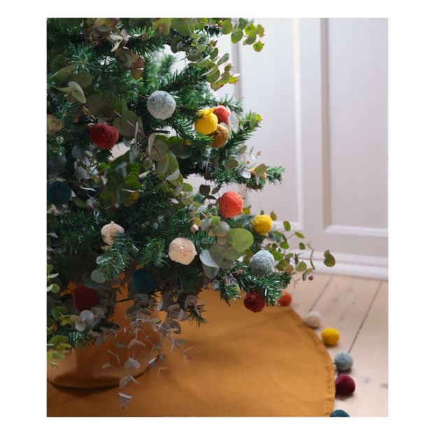 Guirlande de pompons en coton-product