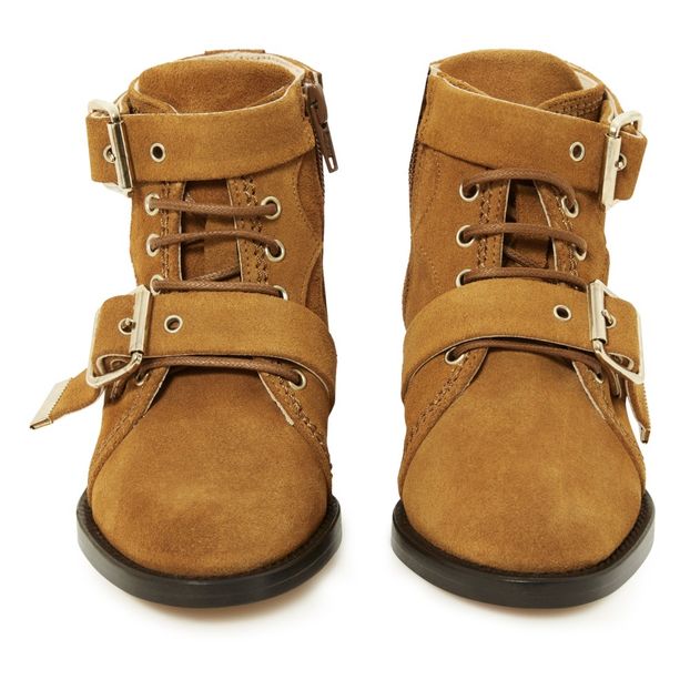 Striped Suede Boots -product