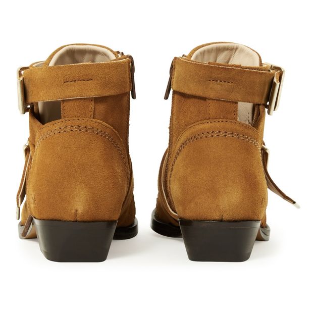 Striped Suede Boots -product
