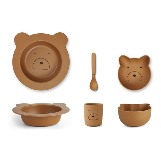 Set vaisselle en Bambou Ours - Set de 4-product
