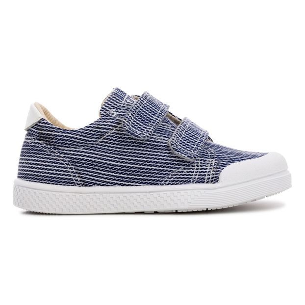 Stitch twill velcro trainers-product