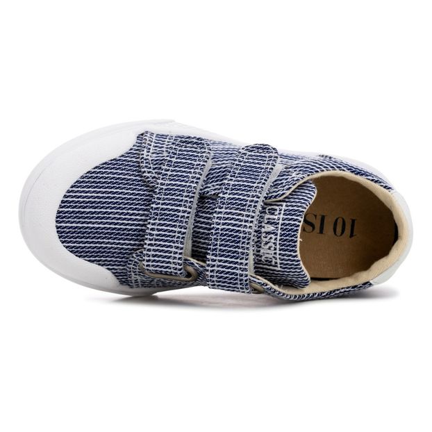 Stitch twill velcro trainers-product