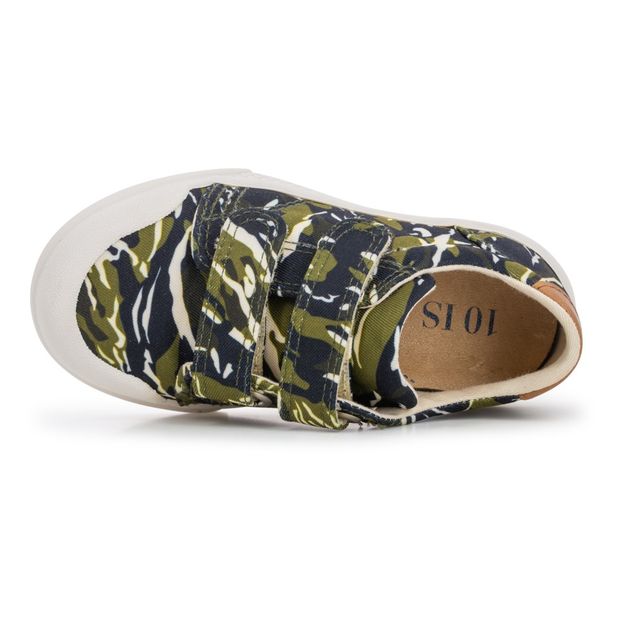 Darwin print velcro trainers-product