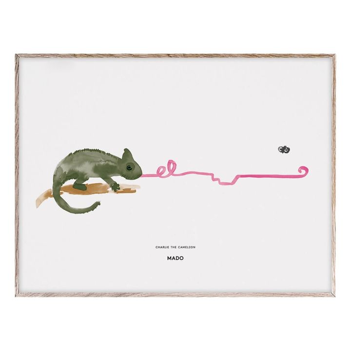 Charlie the Chameleon Poster 40x30 cm- Product image n°0