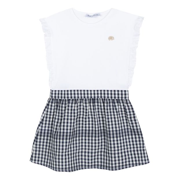 Two-material dress-product