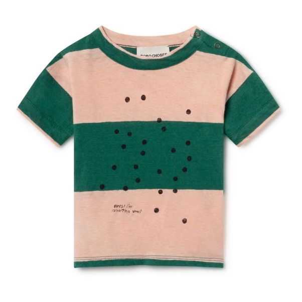 Two-tone linen t-shirt-product
