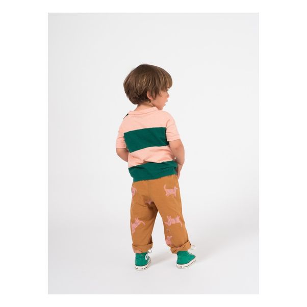 Two-tone linen t-shirt-product