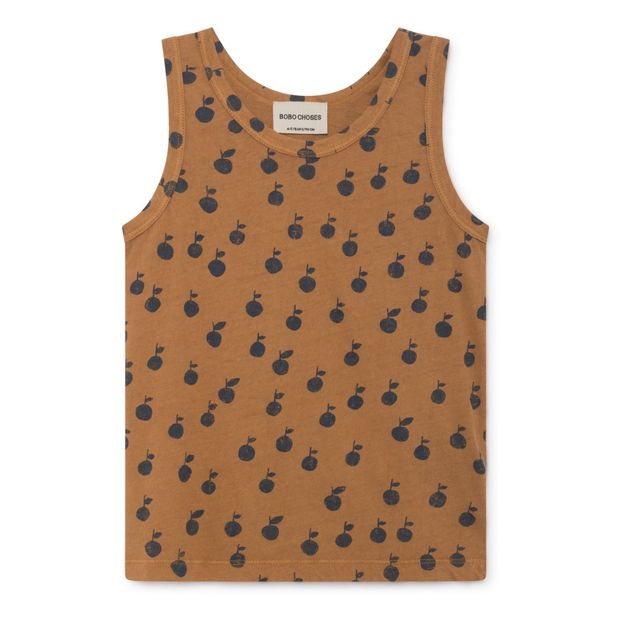 Peach printed tank top -product