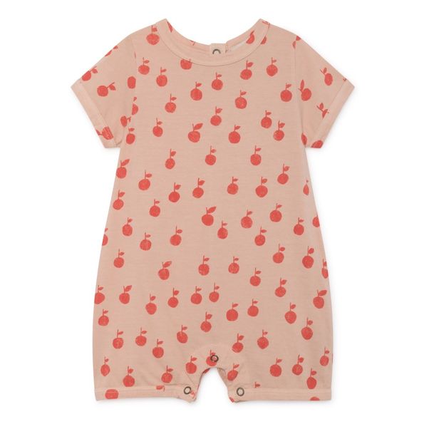 Peach printed romper-product