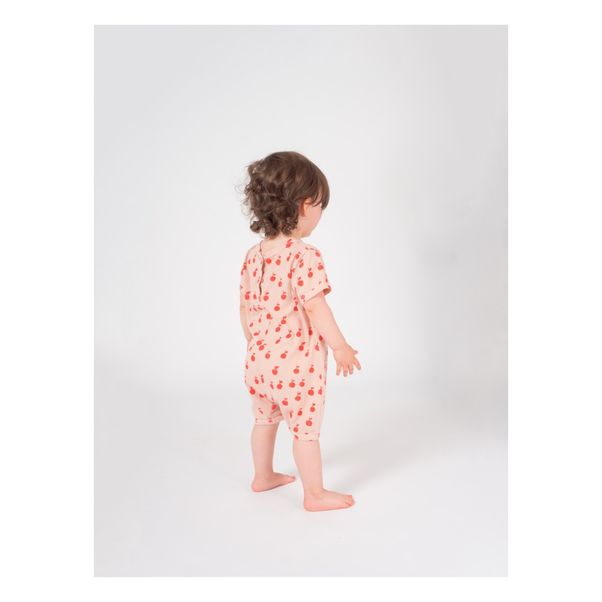 Peach printed romper-product